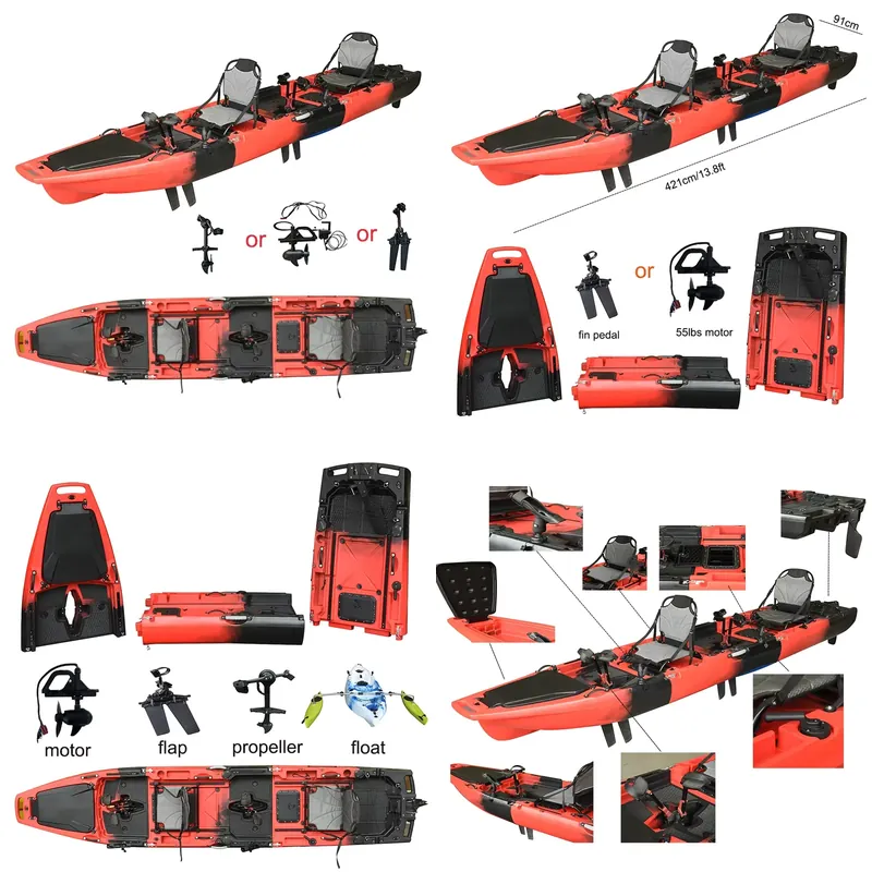 Caiaque de Pesca com Pedal de  - Fishing Kayak Pedal Drive avaliação e preço